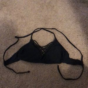 Black bikini top